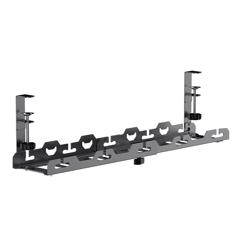 Punch-free Carbon Steel Under Desk Cable Management Rack