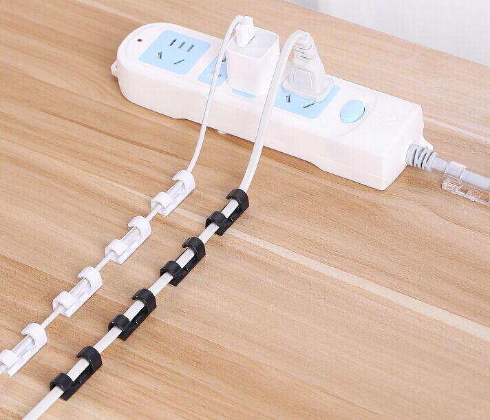 Self-adhesive Wire Line Management Wire Holder Cable Clamp