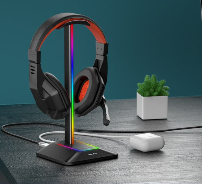 Dual Output Colorful Headwear Headset stand