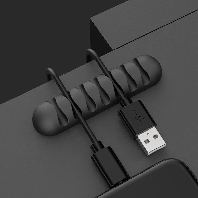 Smart Cable Holder Silicone Flexible Cable Winder Wire Organizer
