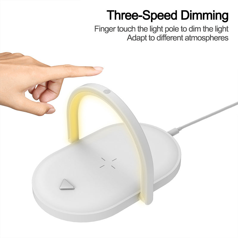 Foldable Wireless Charger Night Light Wireless Charging Station