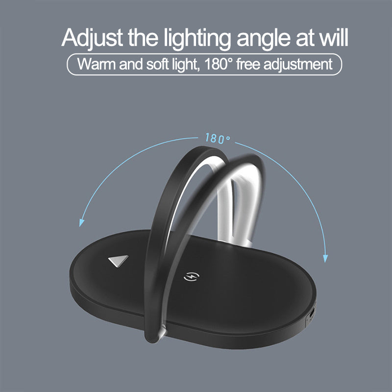 Foldable Wireless Charger Night Light Wireless Charging Station