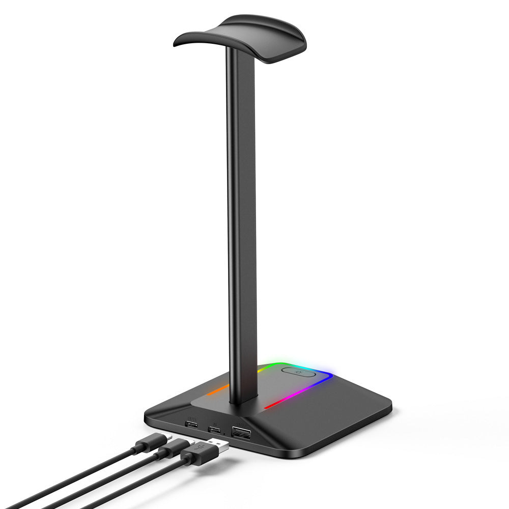 Dual Output Colorful Headwear Headset stand