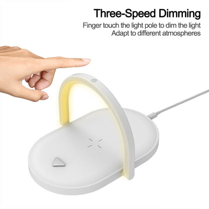 Foldable Wireless Charger Night Light Wireless Charging Station