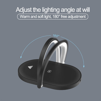 Foldable Wireless Charger Night Light Wireless Charging Station