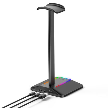 Dual Output Colorful Headwear Headset  stand