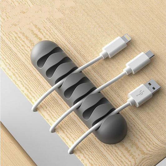 Smart Cable Holder Silicone Flexible Cable Winder Wire Organizer